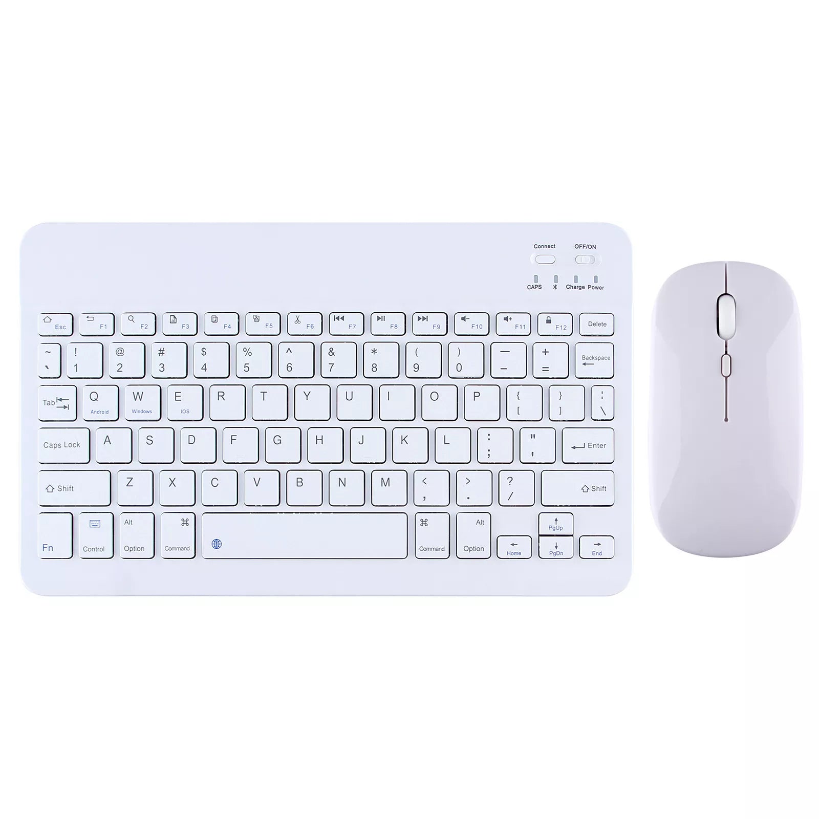 Tekbold Keyboard and mouse 1 / French language 10 inch Wireless Keyboard and Mouse Russian French Spanish Portuguese Keyboard For iPad Air Pro Tablet For Android IOS Windows
