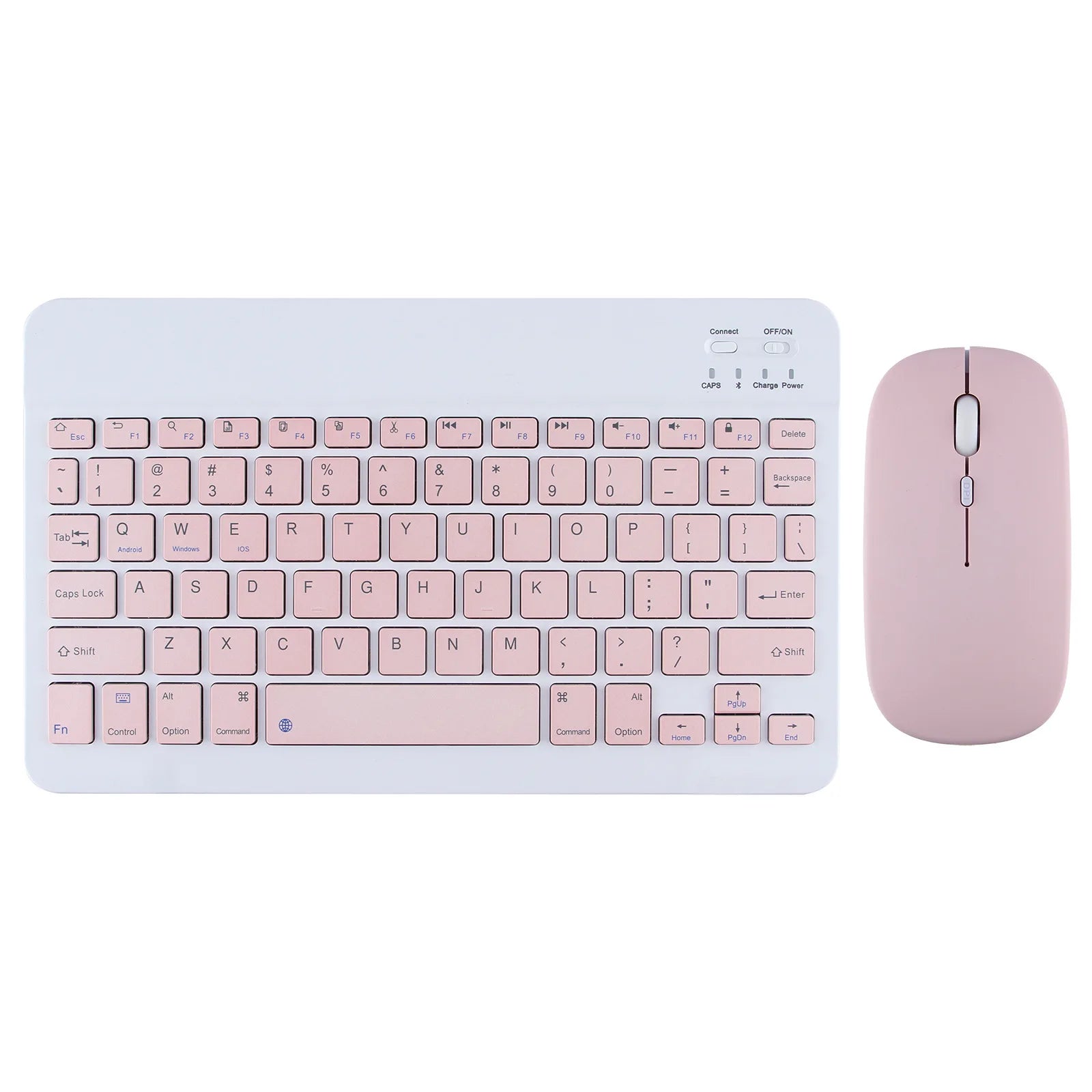 Tekbold Keyboard and mouse / French language 10 inch Wireless Keyboard and Mouse Russian French Spanish Portuguese Keyboard For iPad Air Pro Tablet For Android IOS Windows