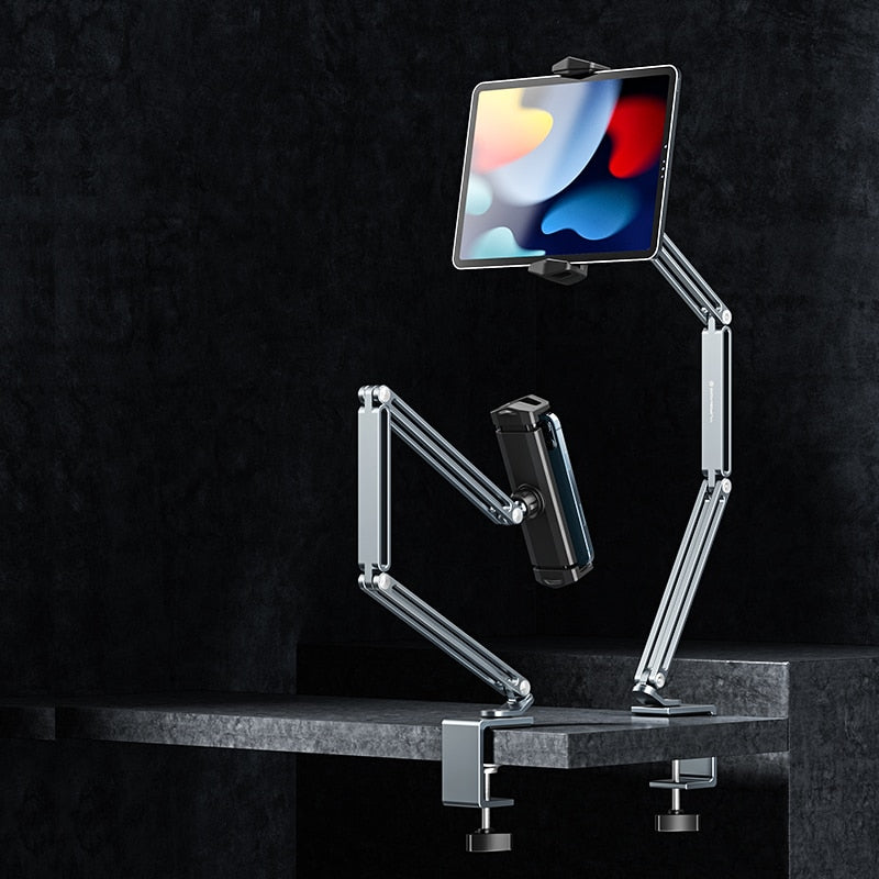 Tekbold Artpowers Universal Tablet Holder Flexible Stand for iPad Air Pro Mini Galaxy Tab Xiaomi Lenovo Clip Mount Bed Phone Holder