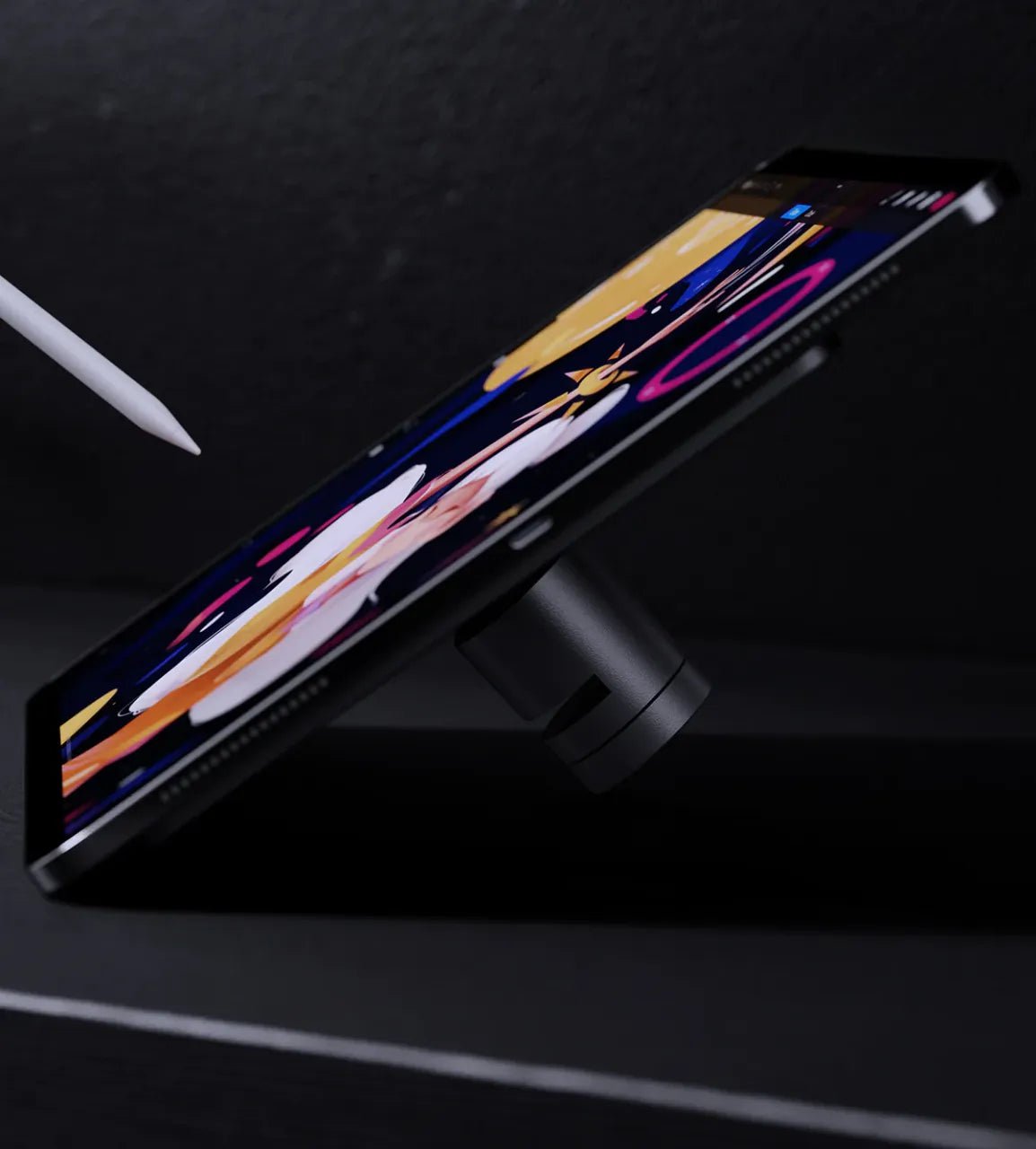 Tekbold KUXIU Magnetic Stand For iPad Pro 11"1st/2nd/3rd, iPad Air 4/5 with Fast Wireless Charging Base Adjustable Rotation Tablet Hold