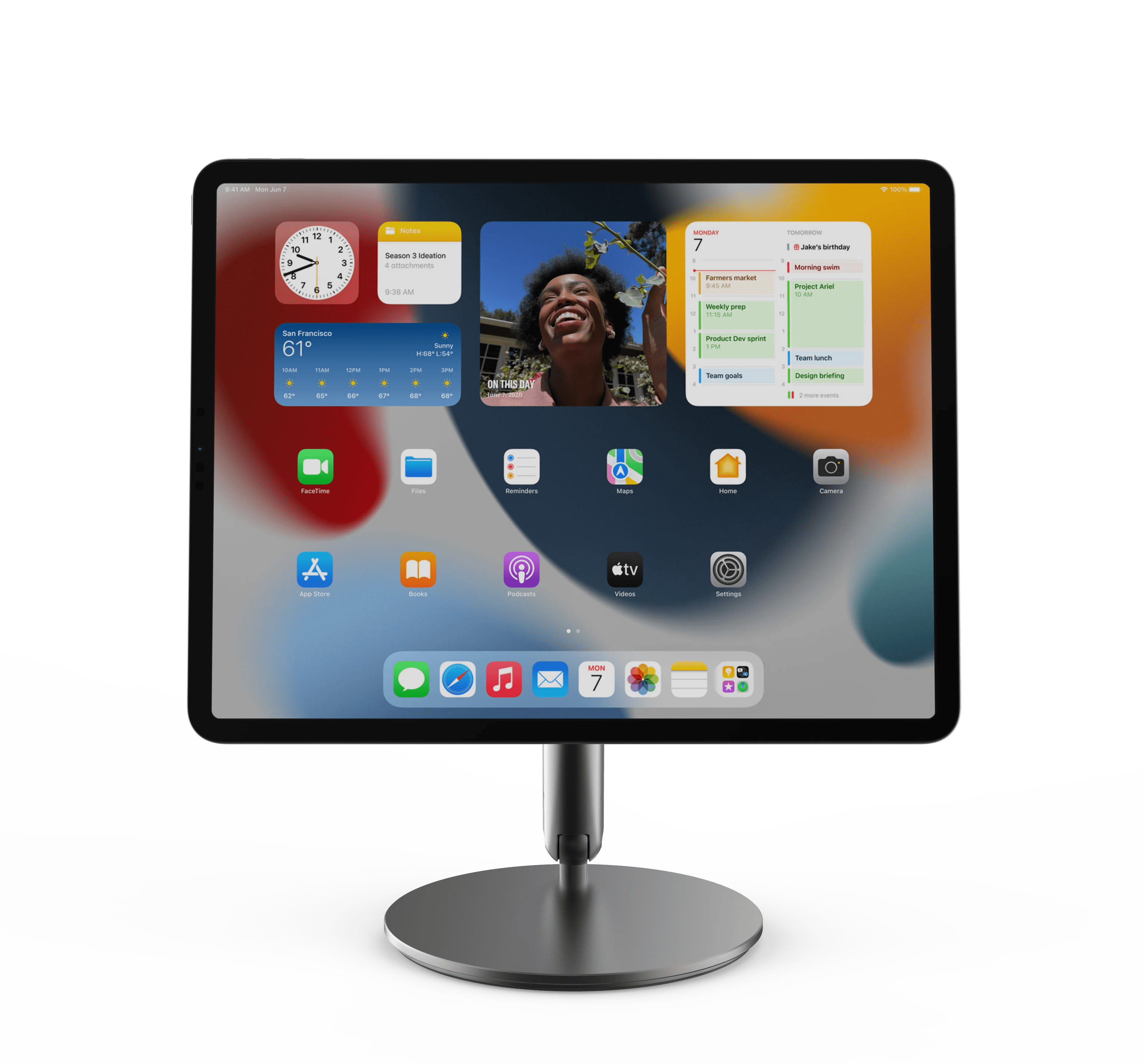 Tekbold KUXIU Magnetic Stand For iPad Pro 12.9/11 iPad Air 5/4 Bracket 360° Rotation Base Adjustable Foldable Holder Ipad Accessories