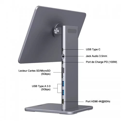 Tekbold MagnetStand - Support Magnétique pour iPad Pro