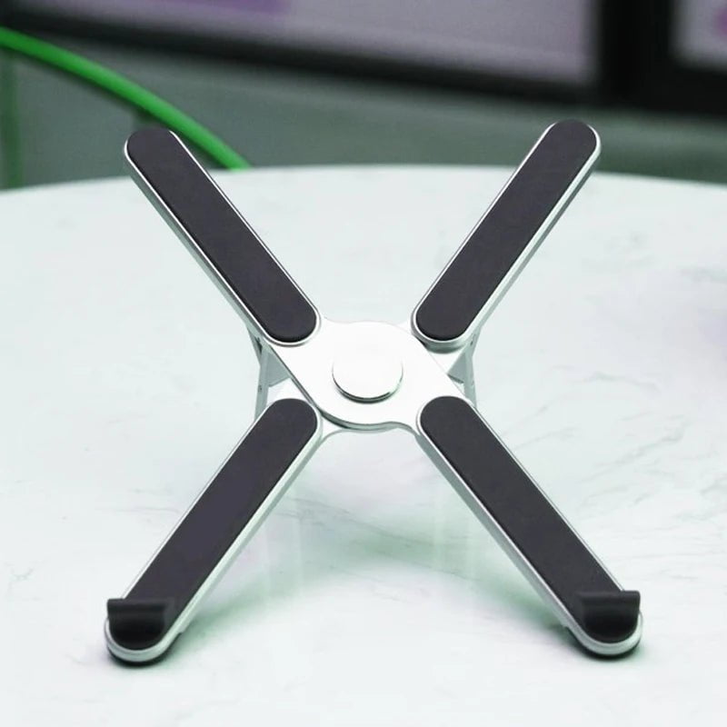 Tekbold New Portable Foldable Aluminum Laptop Holder iPad Support Adjustable Height Aluminum Laptop Stand