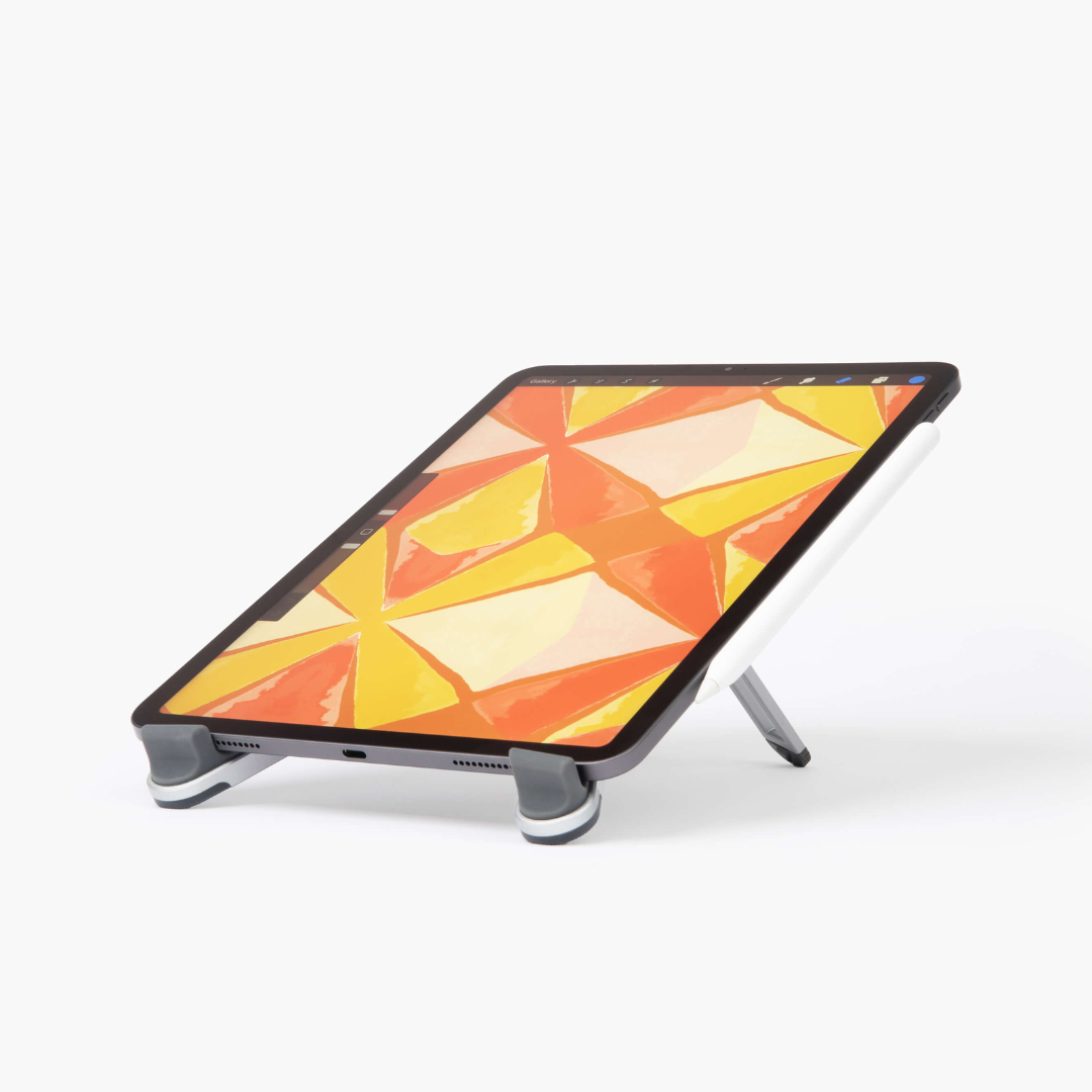 Tekbold New Portable Foldable Aluminum Laptop Holder iPad Support Adjustable Height Aluminum Laptop Stand