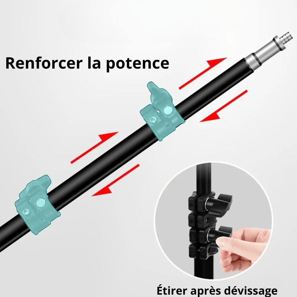Tekbold TailTripod - Support Trépied réglable pour Ipad Pro