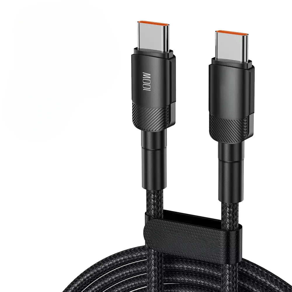 Tekbold Noir 100W / 2m Toocki 100W USB Type C To USB C Cable PD Fast Charging Charger Type-C Wire Cord For Macbook Samsung Xiaomi USBC Cable 1M 2M 3M