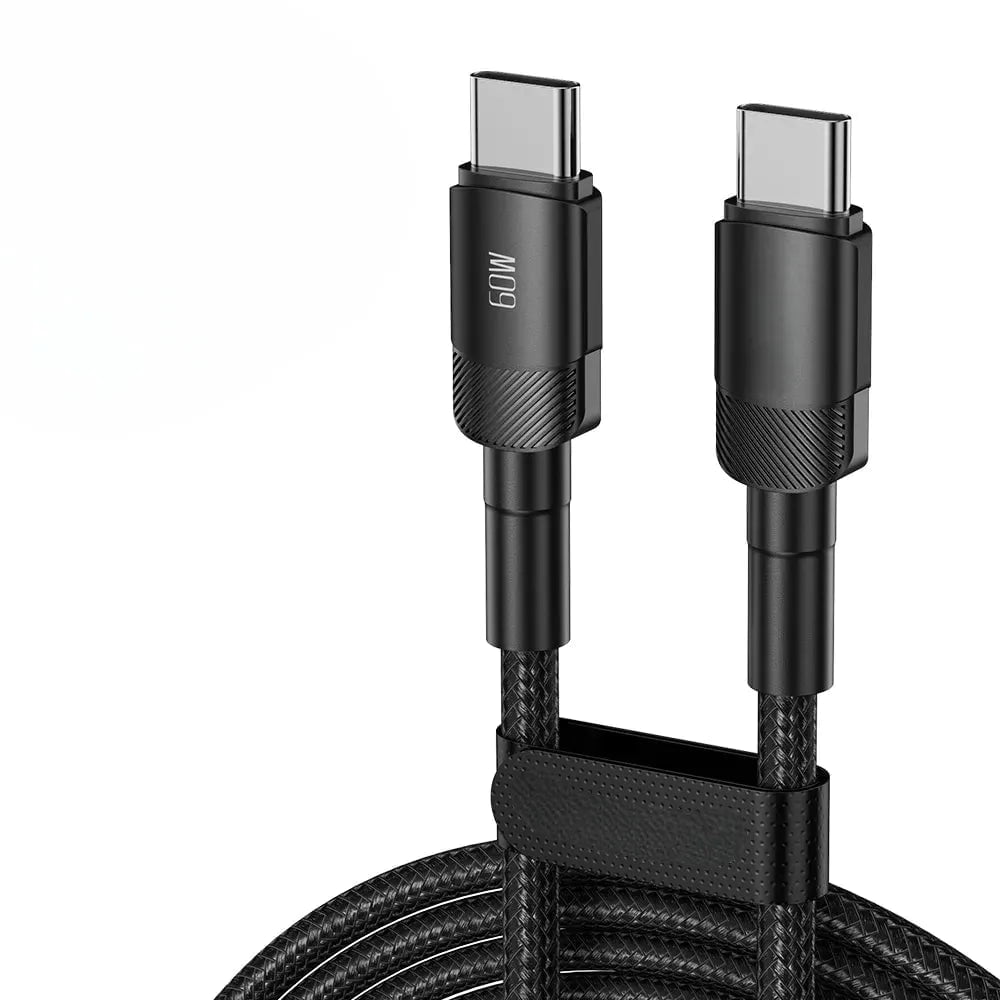 Tekbold Noir 60W / 2m Toocki 100W USB Type C To USB C Cable PD Fast Charging Charger Type-C Wire Cord For Macbook Samsung Xiaomi USBC Cable 1M 2M 3M