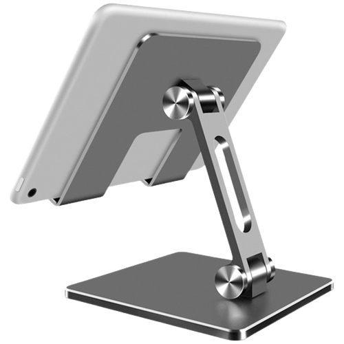 Tekbold gray big size Metal Desk Mobile Phone Holder Stand For iPhone iPad Xiaomi Adjustable Desktop Tablet Holder Universal Table Cell Phone Stand