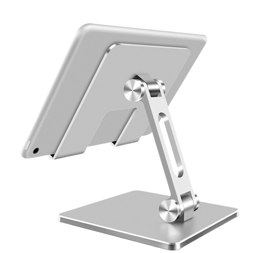 Tekbold silver big size Metal Desk Mobile Phone Holder Stand For iPhone iPad Xiaomi Adjustable Desktop Tablet Holder Universal Table Cell Phone Stand