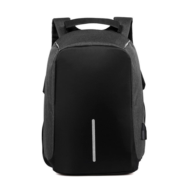 Tekbold black Packway - Sac à dos anti vol avec chargeur USB équipé