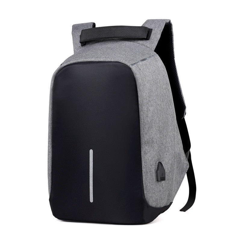 Tekbold grey Packway - Sac à dos anti vol avec chargeur USB équipé