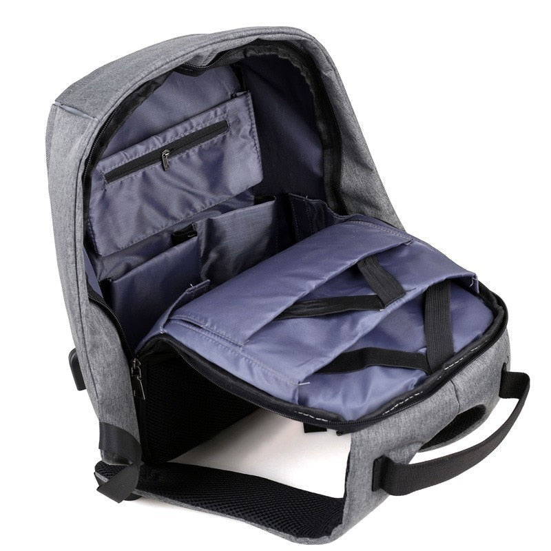 Tekbold Packway - Sac à dos anti vol avec chargeur USB équipé